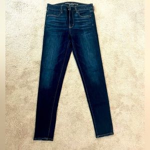 Dark Blue American Eagle Skinny Jeans